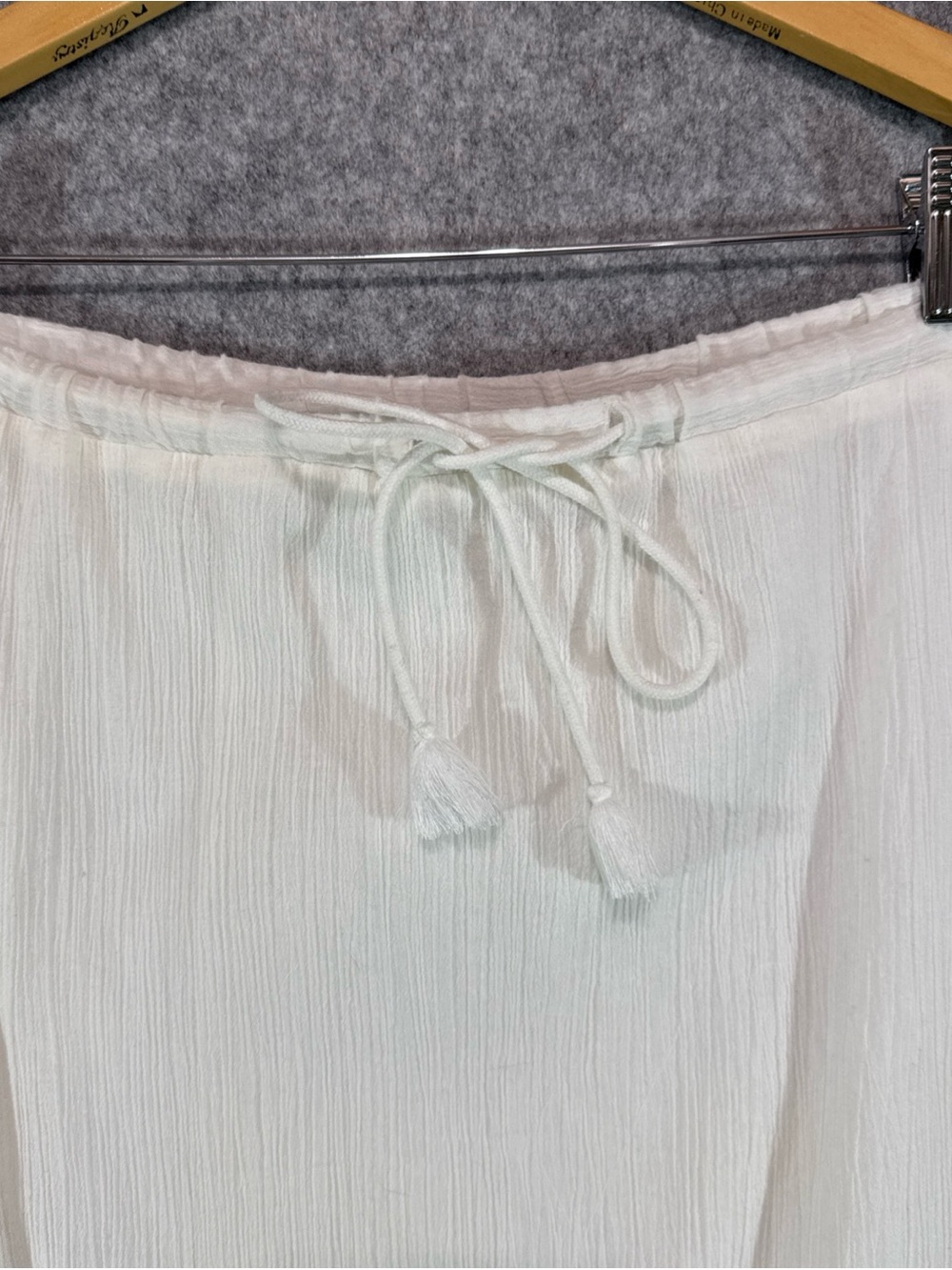 Eddie Bauer Maxi Skirt - Womens S - White Cream Bohemian Hippie Cottagecore - Picture 4 of 13